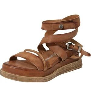 A.S.98 Labo Platform Sandal Brown Gladiator Size EU 39, US 8/8.5
